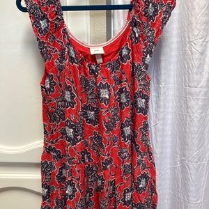 Knox rose Red floral dress